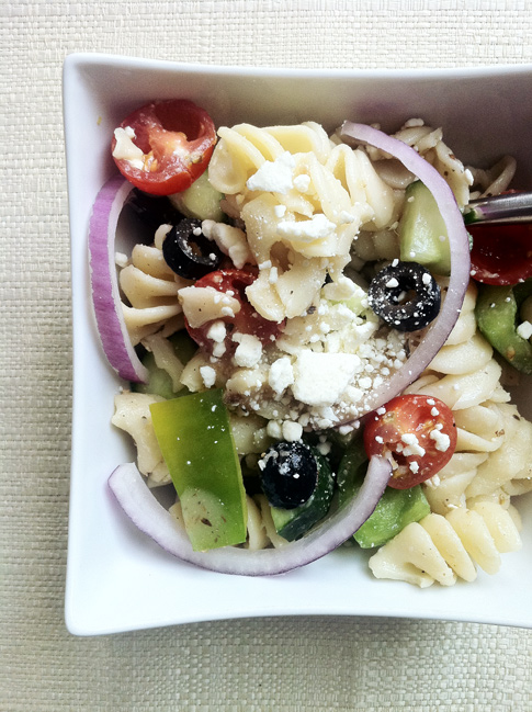 {Giant} Greek Pasta Salad