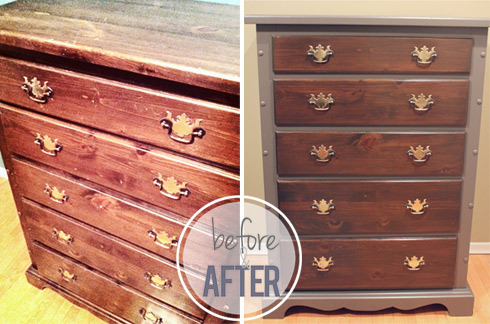 Refinishing a Dresser for Less than $20