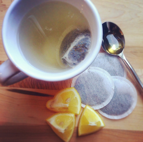 Pepper Squash Soup + Lemon Honey Tea to Cure the Sniffles
