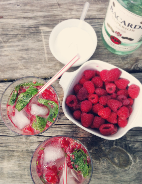 Raspberry Mojitos + My Summer Wish List