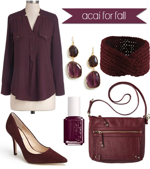 Fashion: Acai for Fall