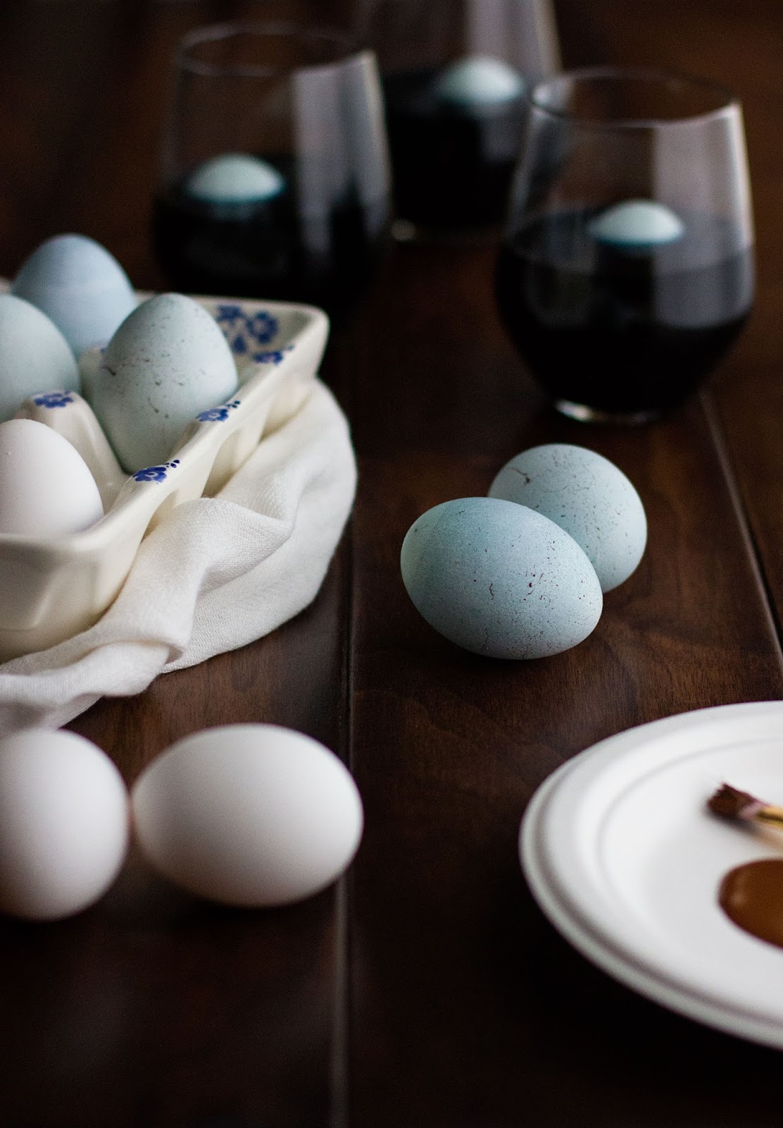 Dyeing Easter Eggs Naturally with Red Cabbage