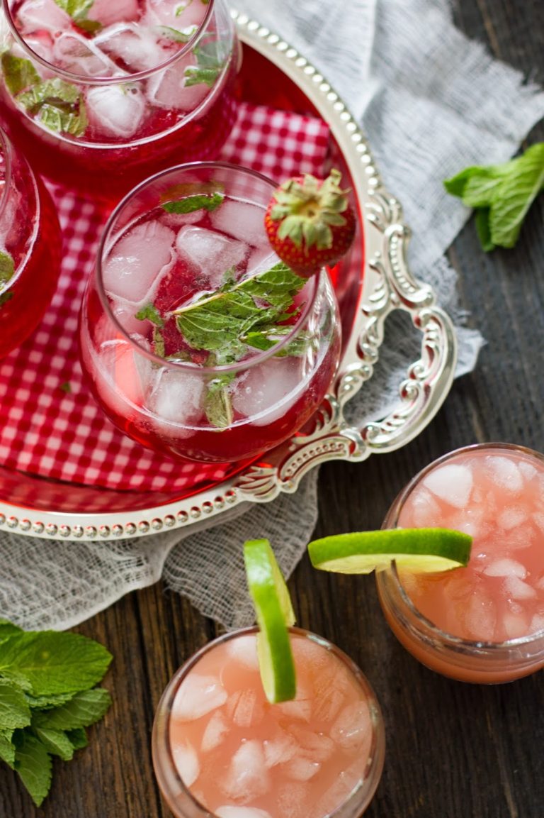 Springtime Cranberry Cocktails