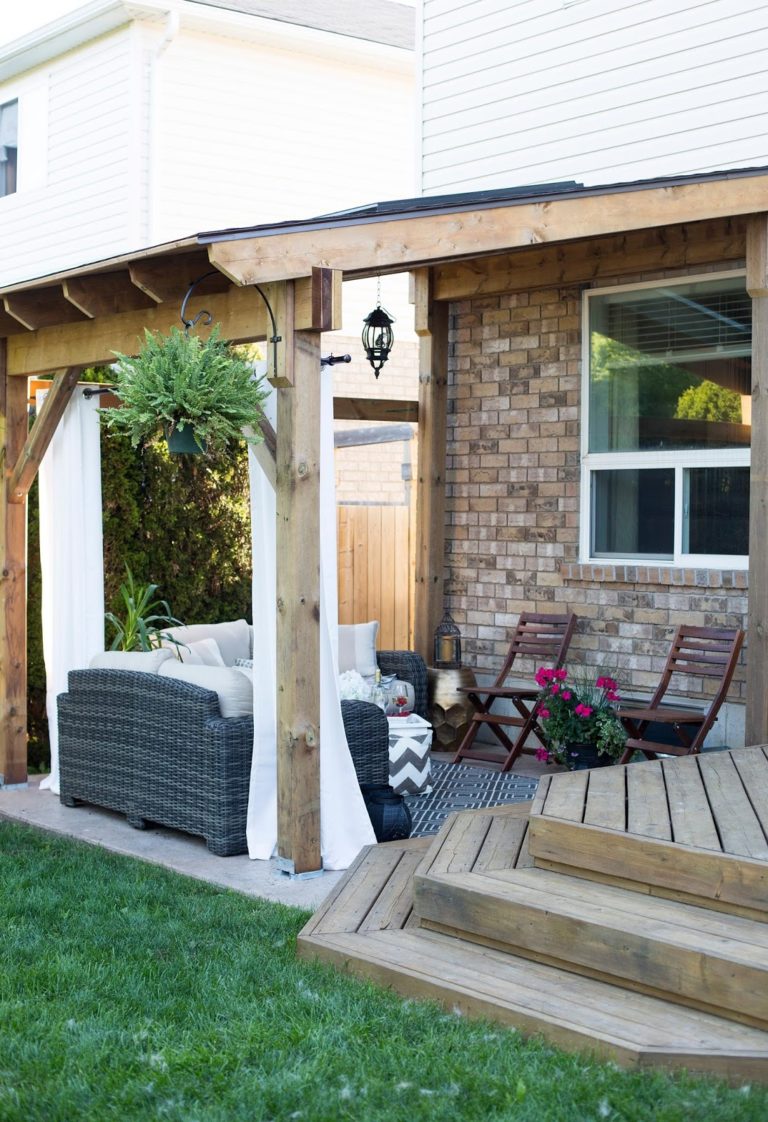 HDBlogSquad // How to Build a Covered Patio