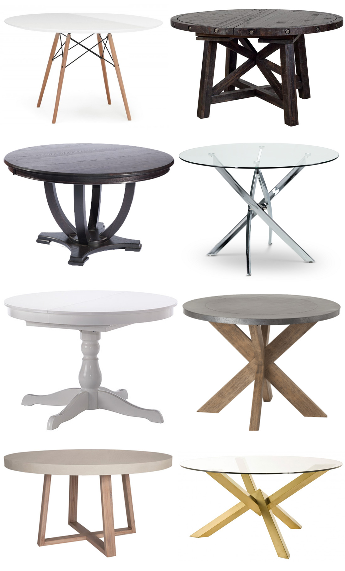 Round Dining Room Tables