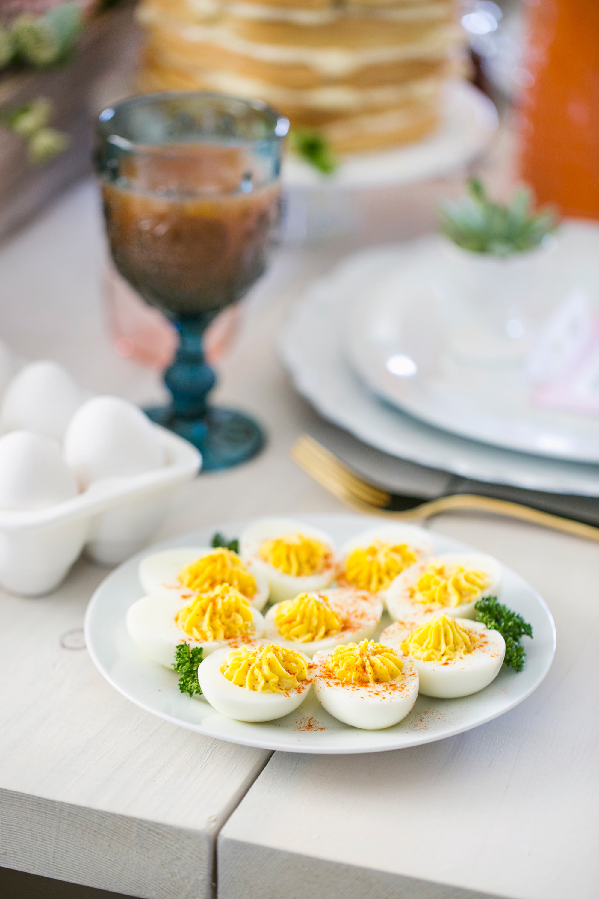 Classic Deviled Eggs for Mother's Day Brunch
