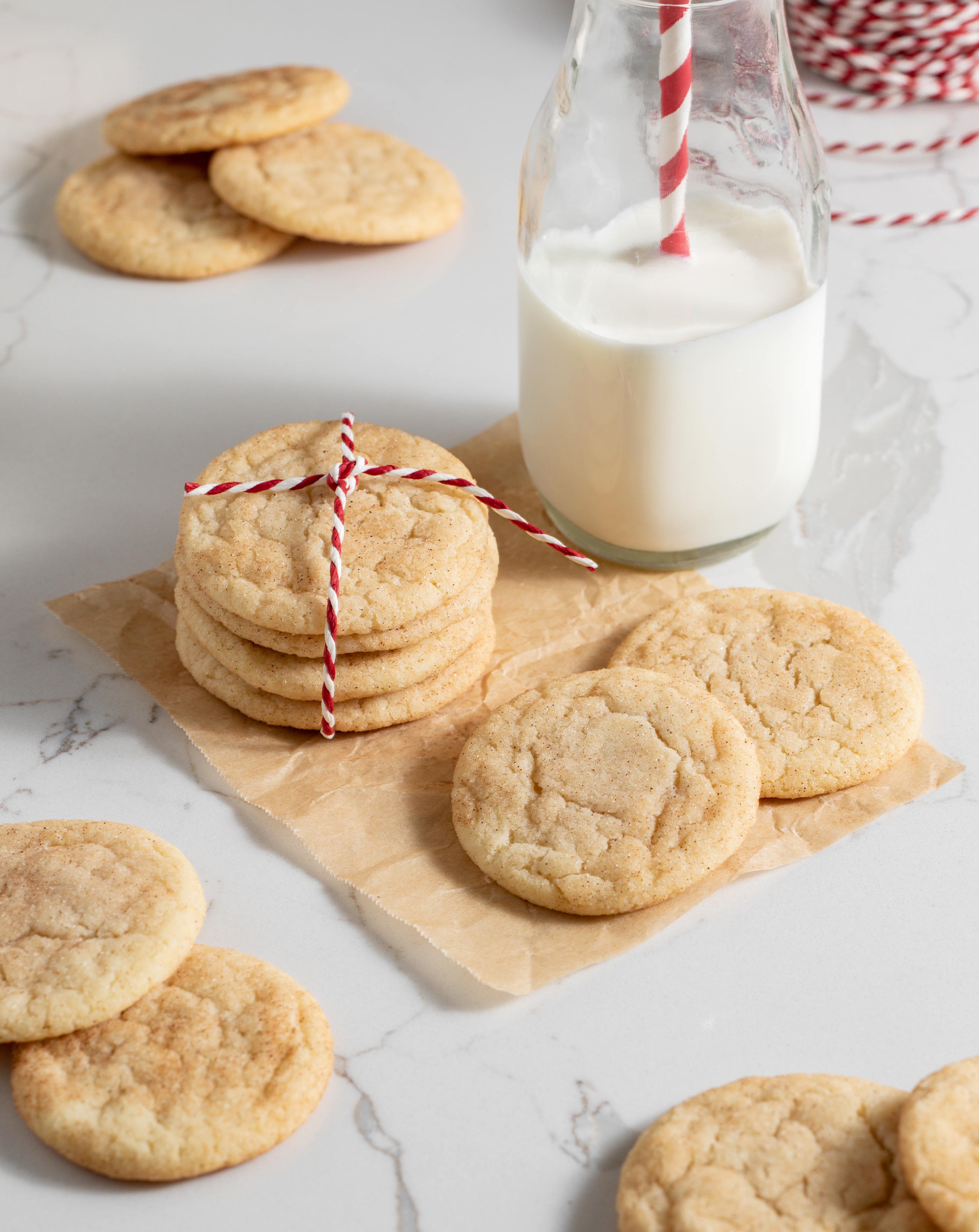 Classic Christmas Snickerdoodle Cookies